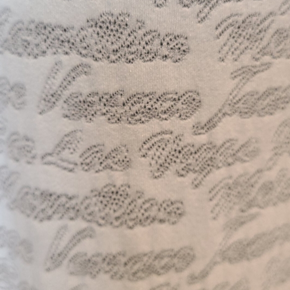 Versace white shirt Med. w/ logo in the fabric NWT - Picture 3 of 11